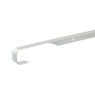 Unika Silver etch Aluminium Worktop butt joint (H)28mm (W)16mm