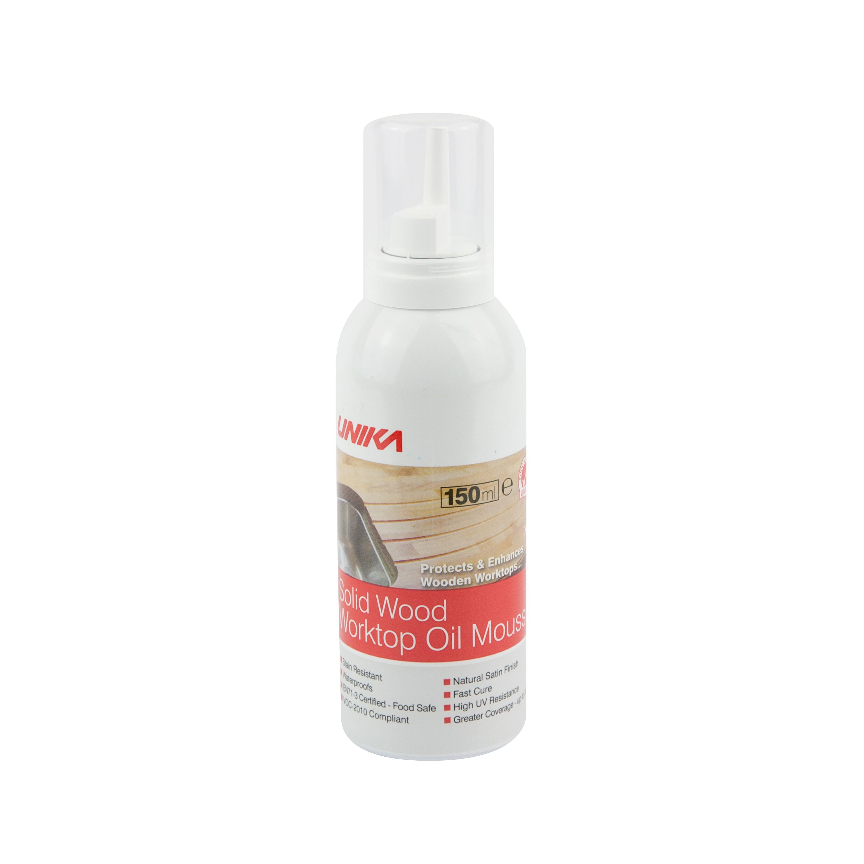 Unika Solid wood rejuvenate oil mousse, 178g 0.15L DIY at B&Q
