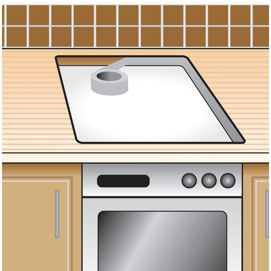 Unika Aluminium Worktop Tape 50mm x 3m - 3