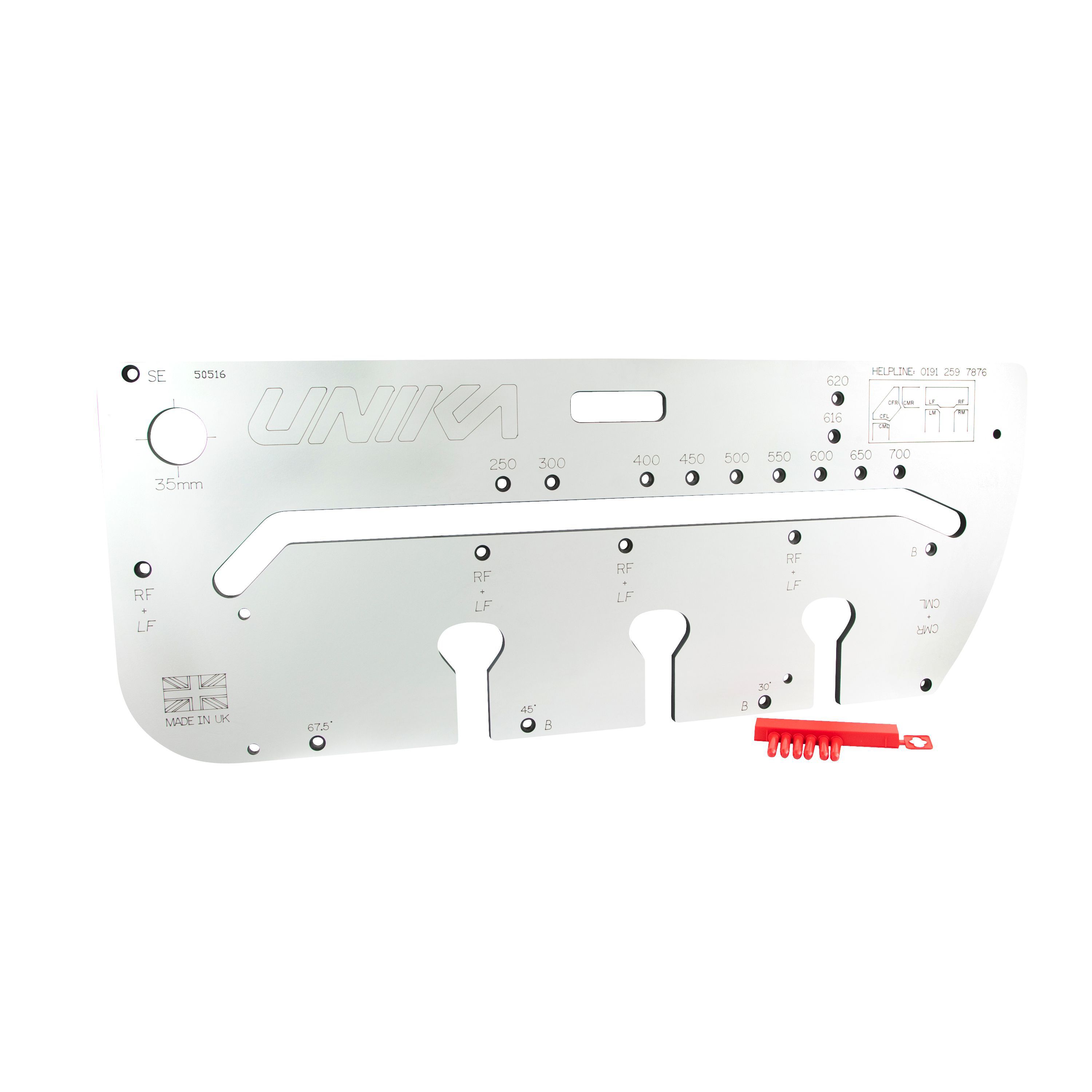 Unika Woodworking jig (L)1120mm (W)410mm