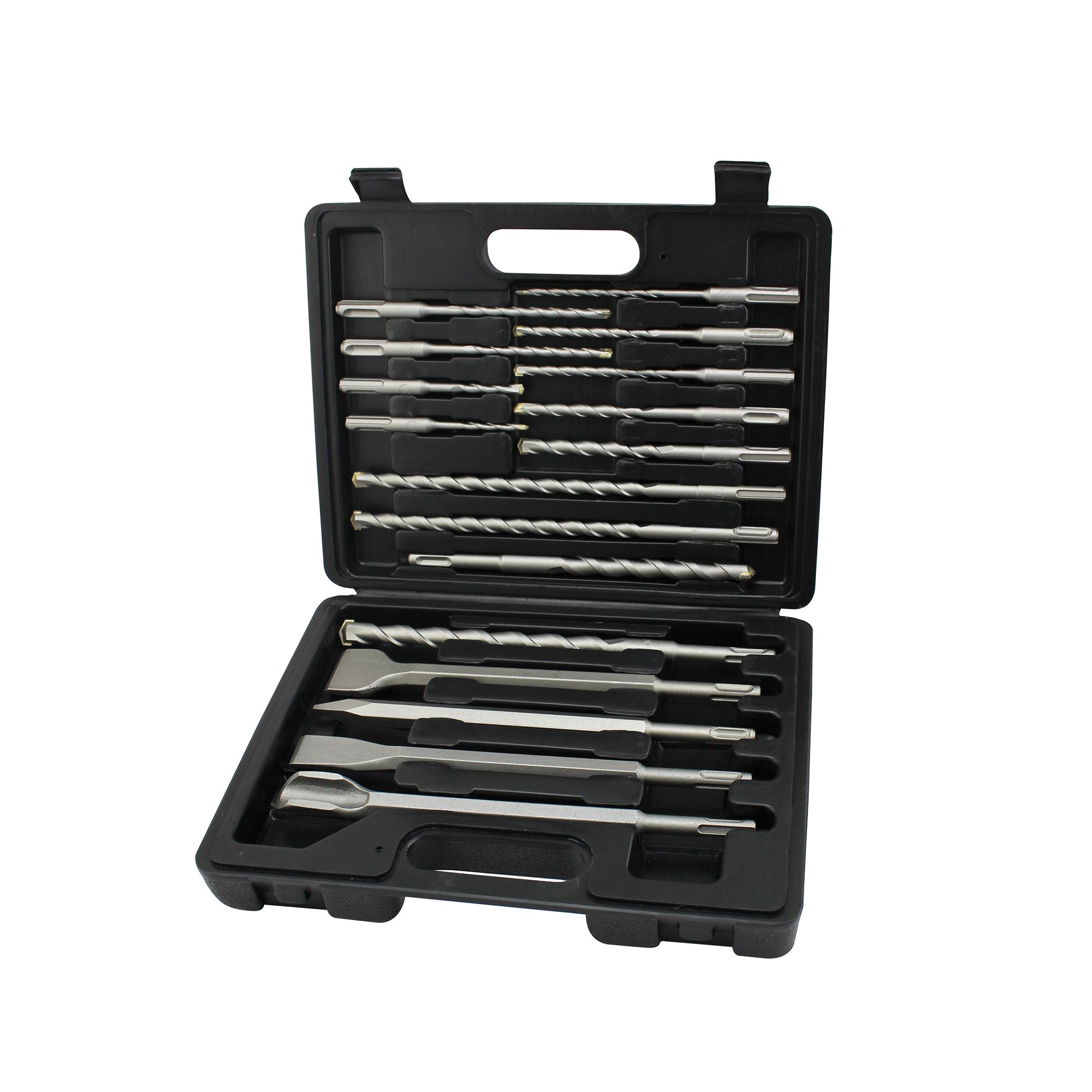 Universal 17 piece SDS plus Masonry Drill bit set DIY at B Q