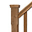 Universal 4 Piece Handrail fixing kit, (L)140mm (H)50mm