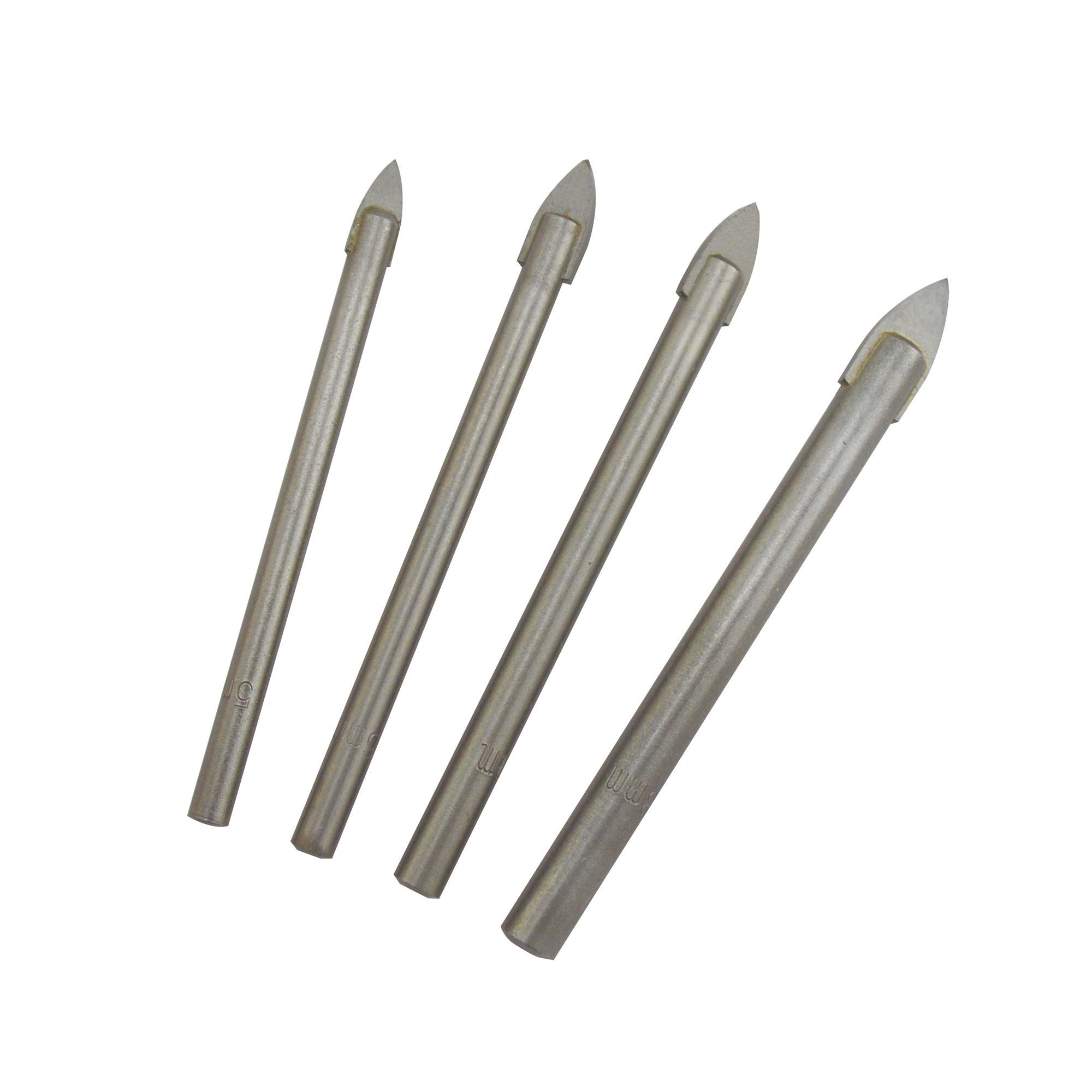 Universal 4 Piece Tile Glass Drill Bit DIY At B Q   Universal 4 Piece Tile Glass Drill Bit~3663602809494 01c BQ