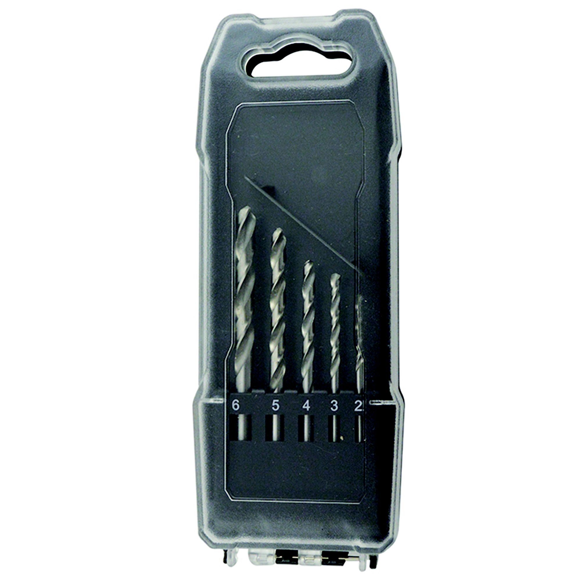 Universal 5 piece Metal Drill bit DIY at B&Q