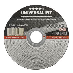 Universal Cutting disc 125mm x 1.6mm x 22.2mm