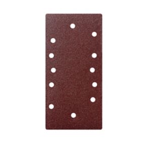 Universal Fit 120 grit Red 1/3 sanding sheet (L)185mm (W)93mm, Pack of 5