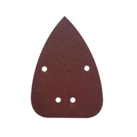 Universal Fit 120 grit Red Sanding sheet (L)135mm (W)95mm, Pack of 5