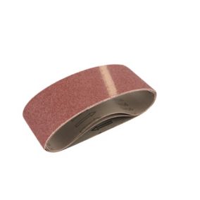 Universal Fit 120 grit Sanding belt (W)76mm (L)457mm, Pack of 3