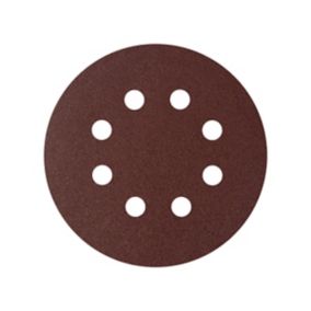 Universal Fit 120 grit Sanding disc (Dia)125mm, Pack of 5