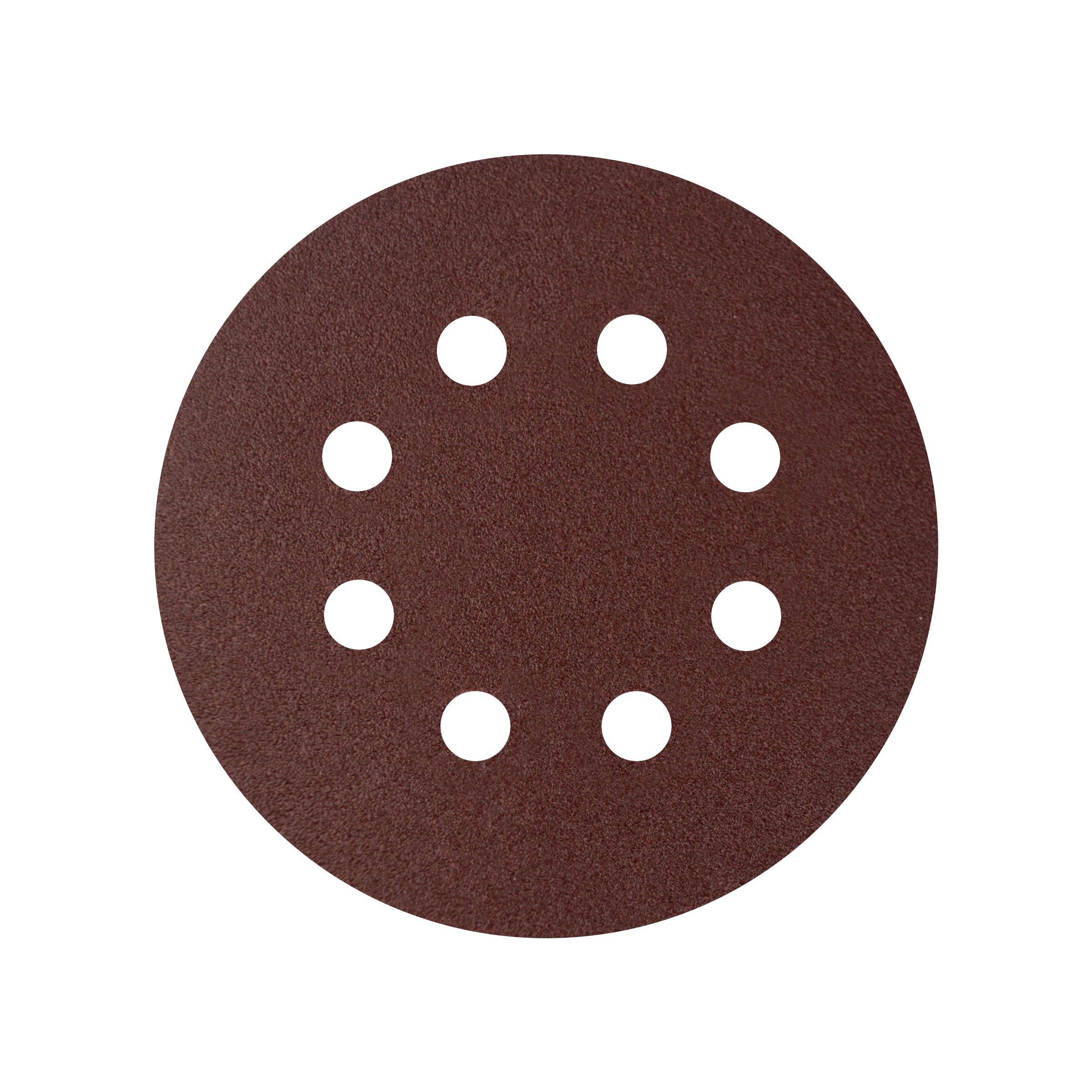 Universal Fit 180 grit Sanding disc (Dia)125mm, Pack of 5