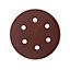 Universal Fit 40 grit Sanding disc (Dia)150mm, Pack of 5