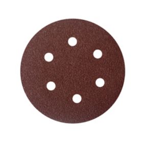 Universal Fit 40 grit Sanding disc (Dia)150mm, Pack of 5