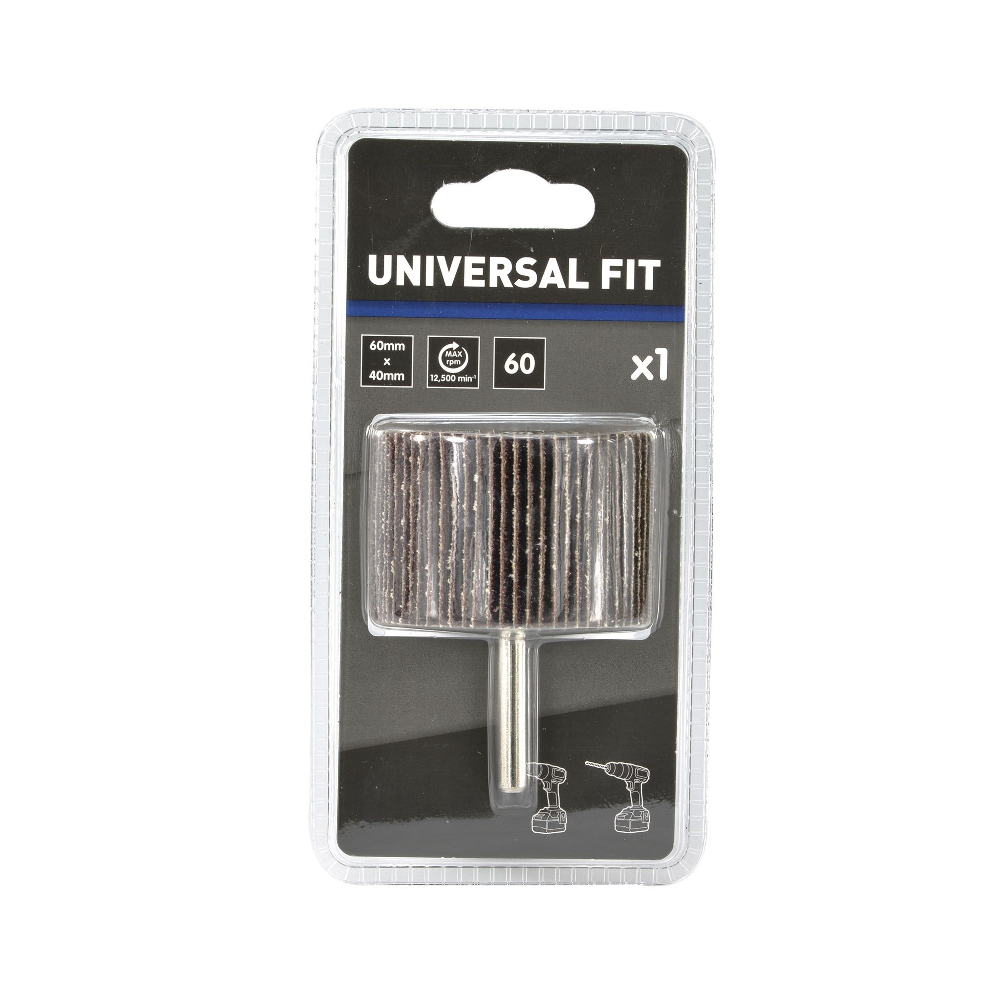 Universal Fit 60 grit Flap wheel (Dia)60mm