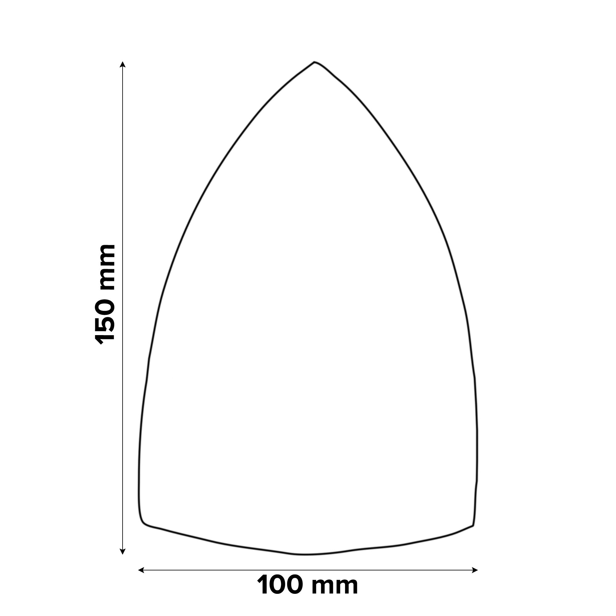 Universal Fit 80 grit Red Sanding sheet (L)150mm (W)100mm, Pack of 5