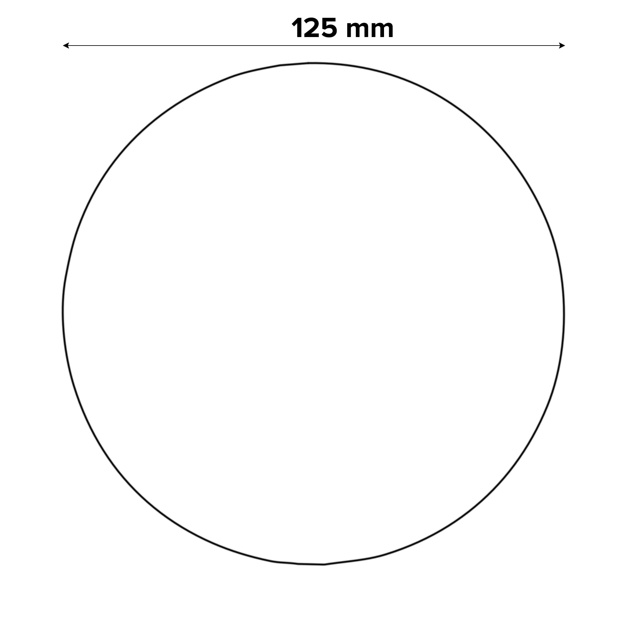 Universal Fit 80 grit Sanding disc (Dia)125mm, Pack of 5