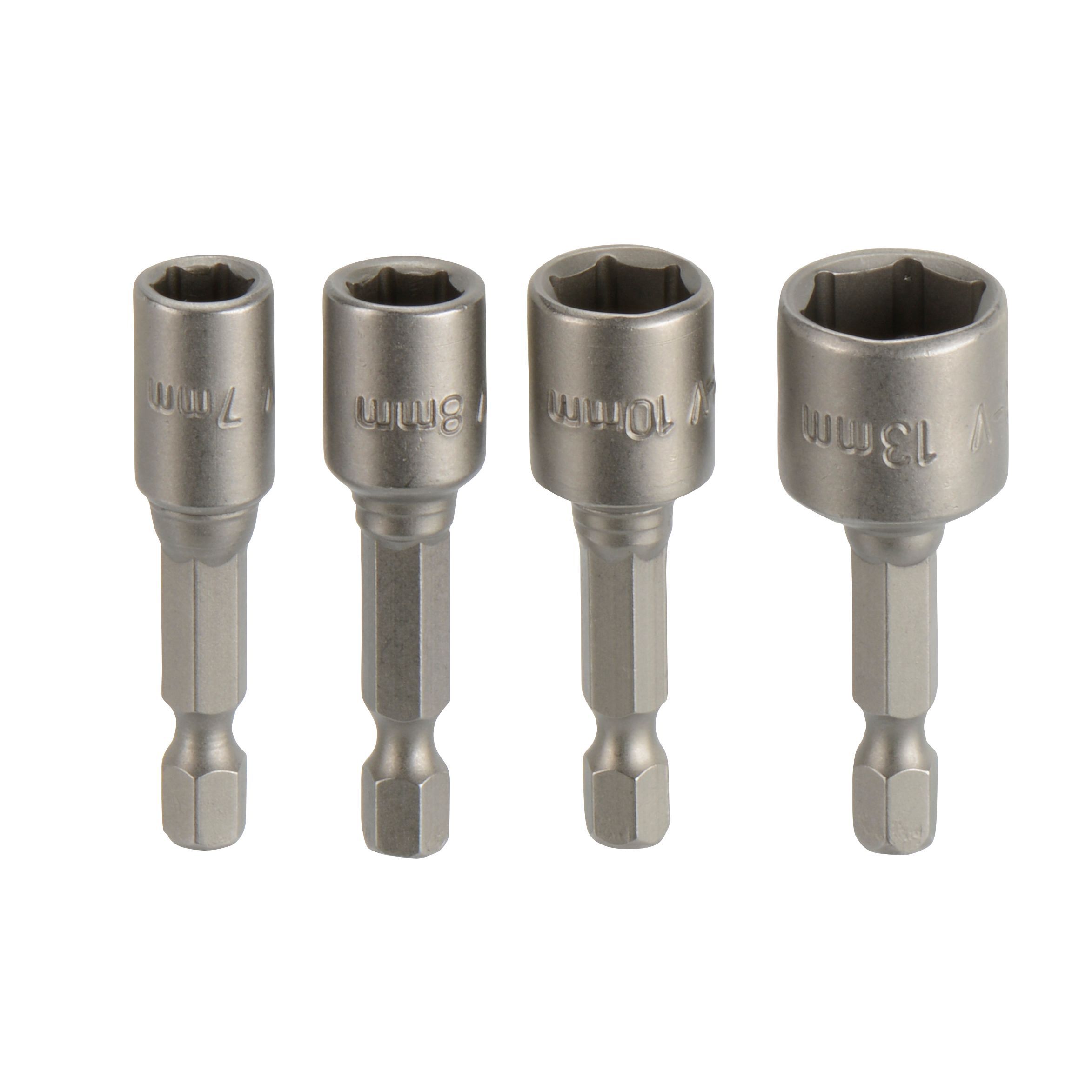 Universal Hex 7-13mm Nut drivers (4 piece)