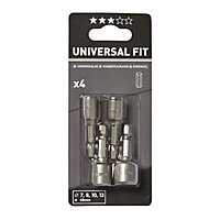 Universal Hex Nut drivers, Pack of 4
