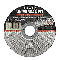 metal cutting 115mm disc dia universal diy discs screwfix ie