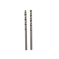 Universal Metal Drill bit (Dia)2.5mm (L)57mm, Pack of 2