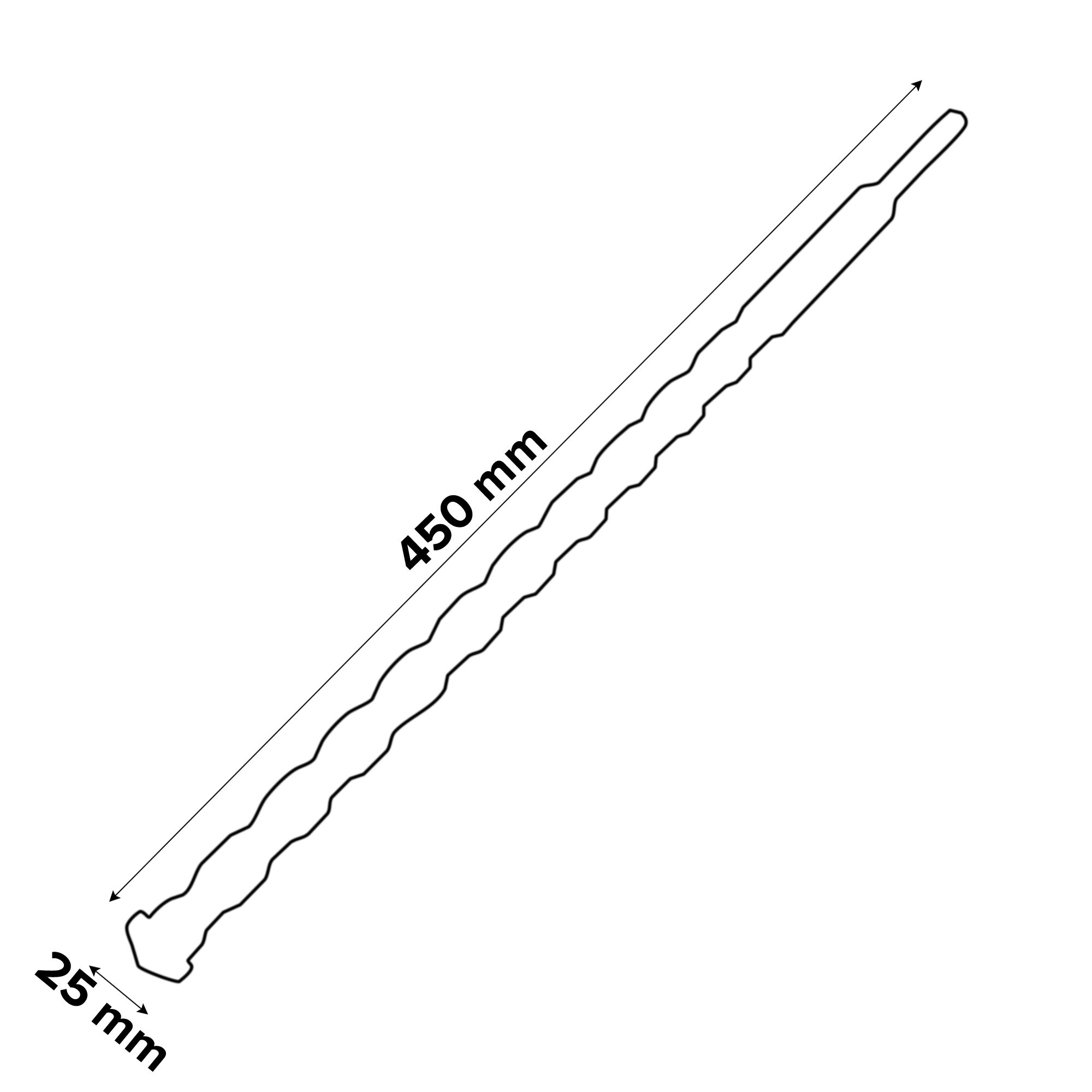 Universal SDS plus Masonry Drill bit (Dia)25mm (L)450mm