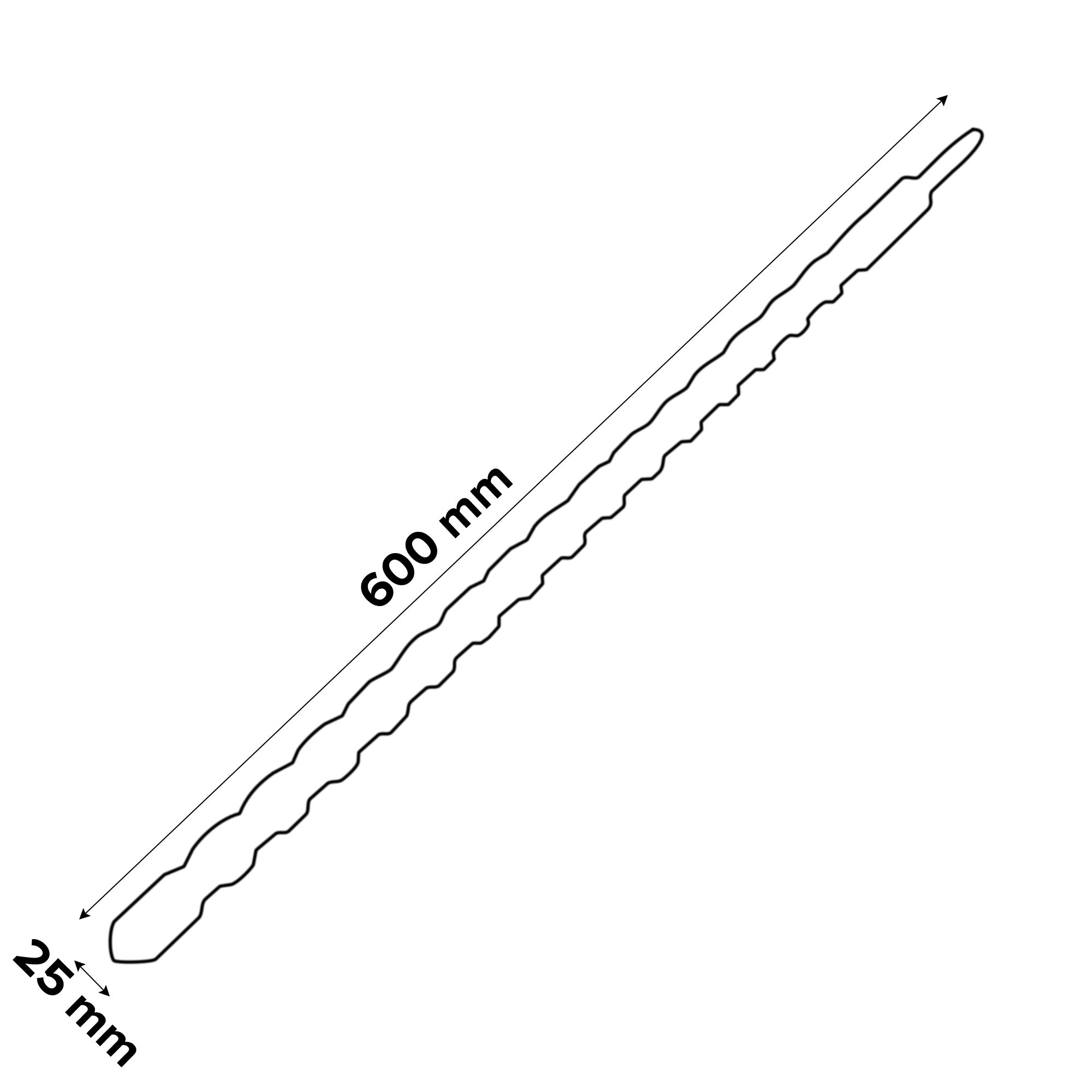 Universal SDS plus Masonry Drill bit (Dia)25mm (L)600mm