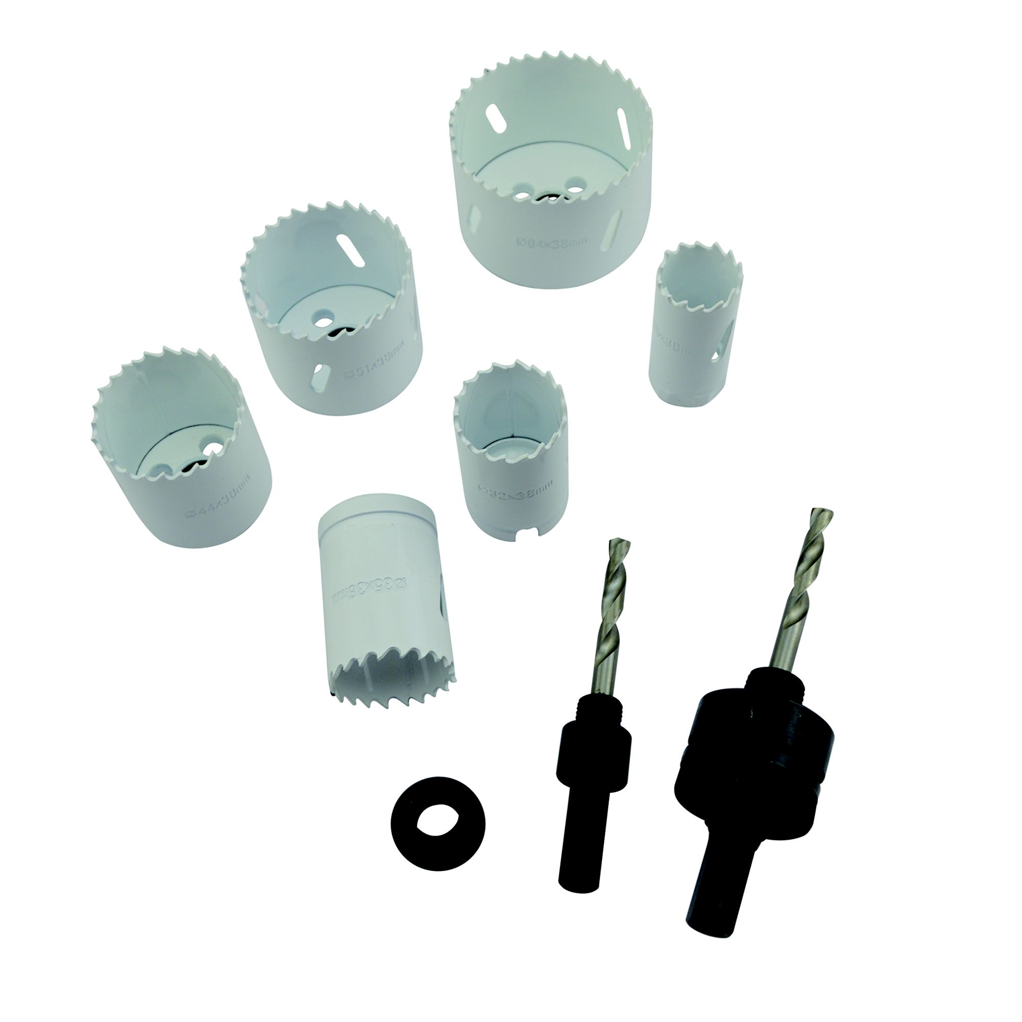 Universal Steel 8 piece Holesaw set