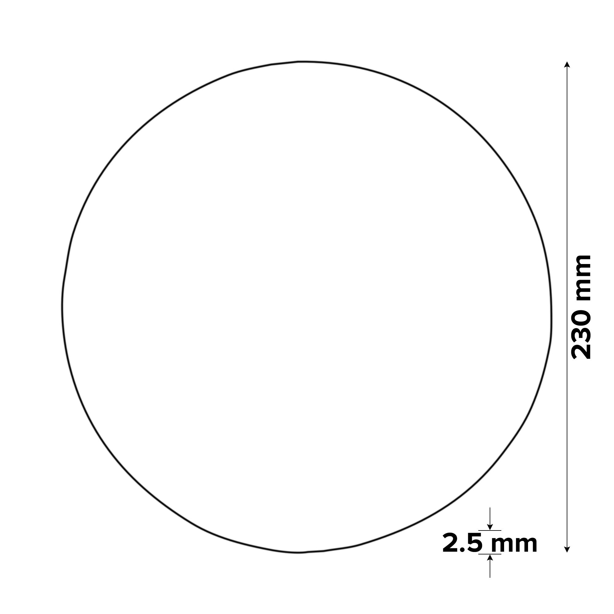 Universal Stone Cutting disc 230mm x 2.5mm x 22.2mm