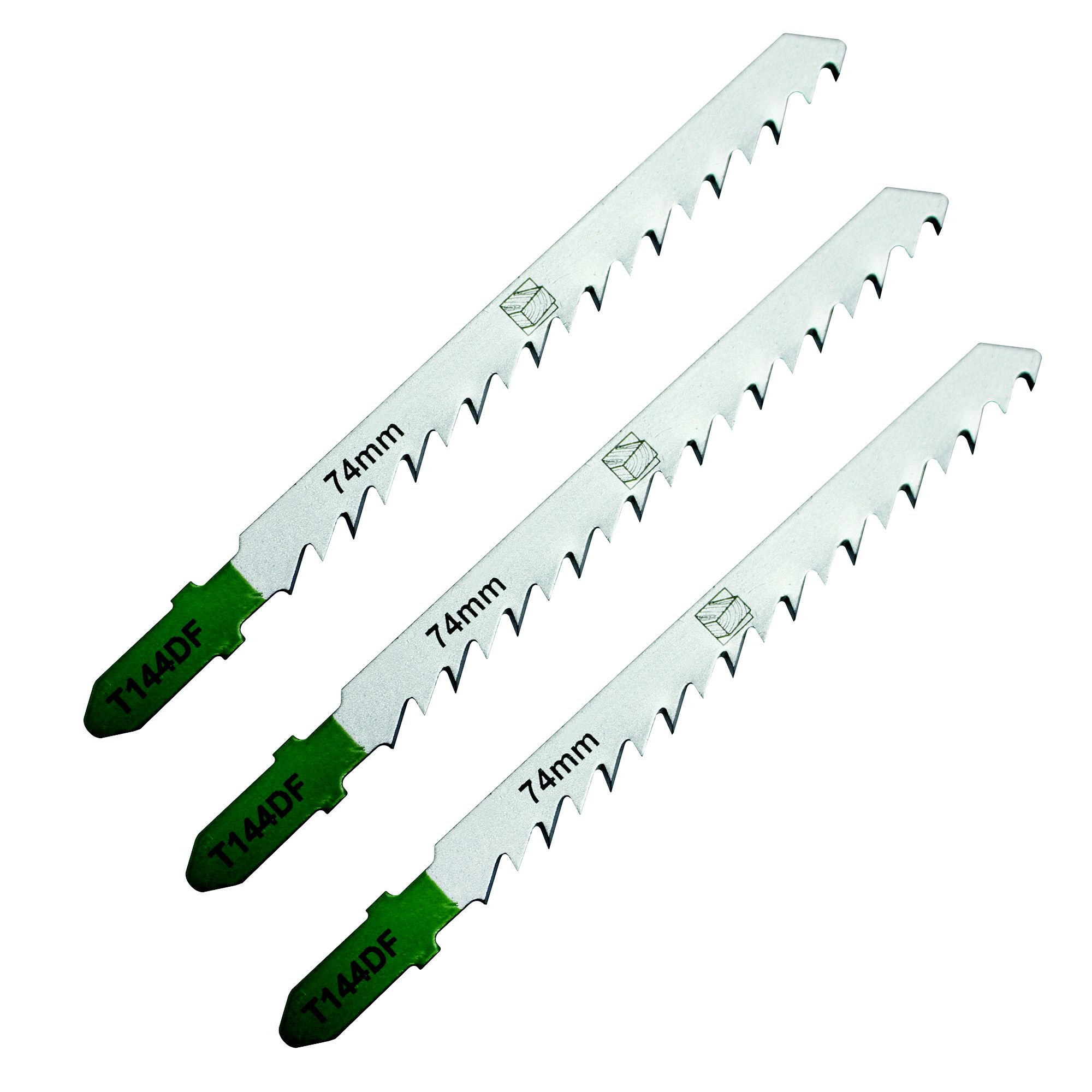 Universal T-shank Jigsaw blade SJG46232 (T144DF) (L)100mm, Pack of 3