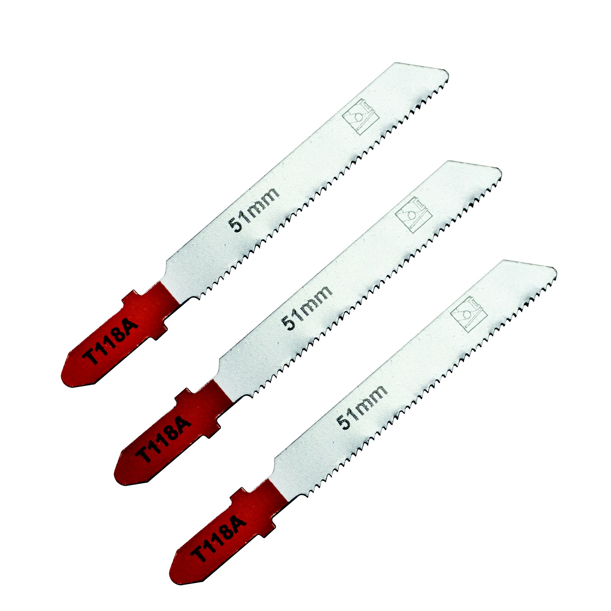 Universal T-shank Jigsaw blade SJG52583 (T118A) (L)75mm, Pack of 3