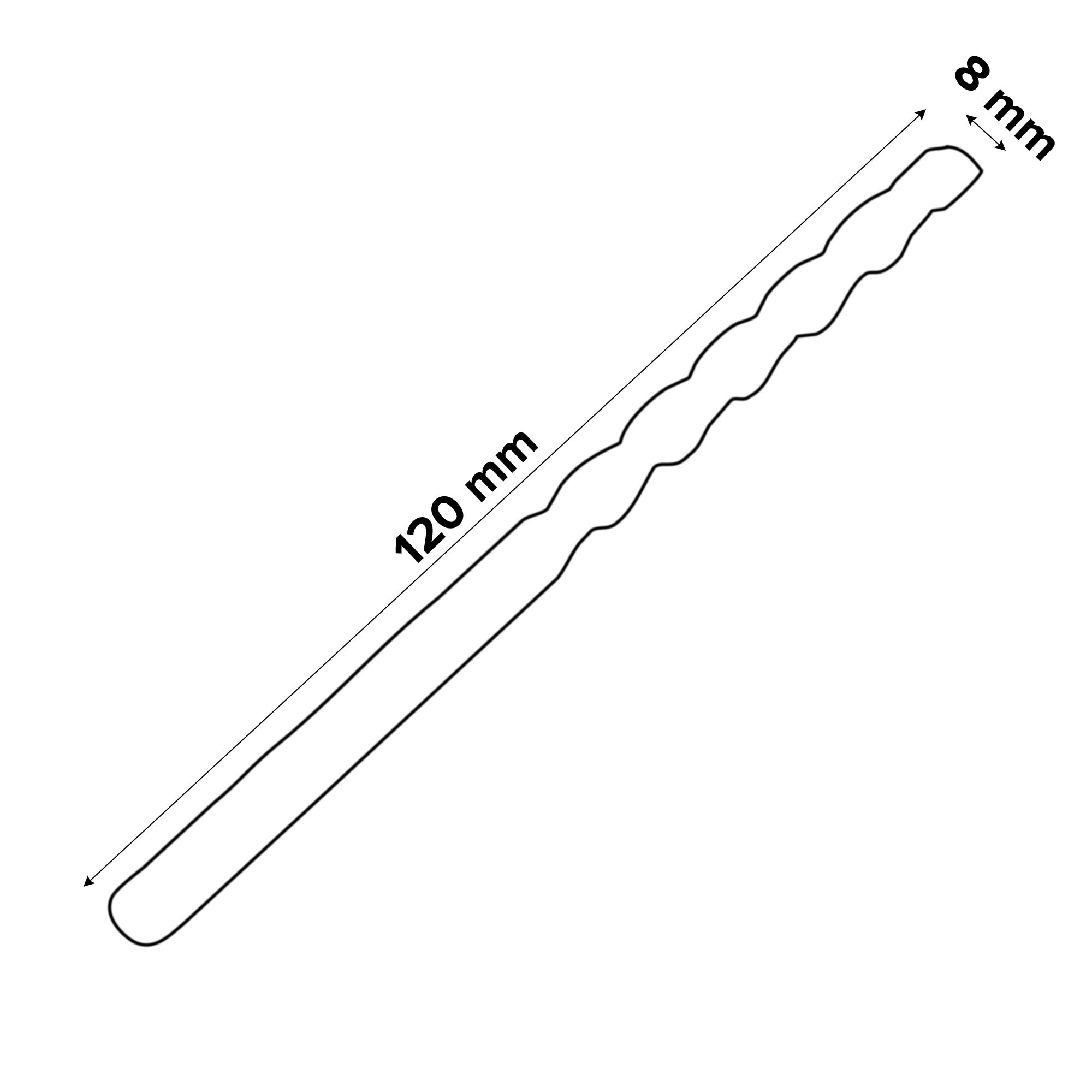 Universal Tile drill bit (Dia)8mm (L)120mm