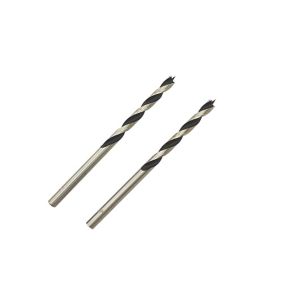 Universal Wood drill bit (Dia)4mm (L)75mm, Pack of 2