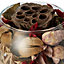 Unscented Potpourri in a glass bowl