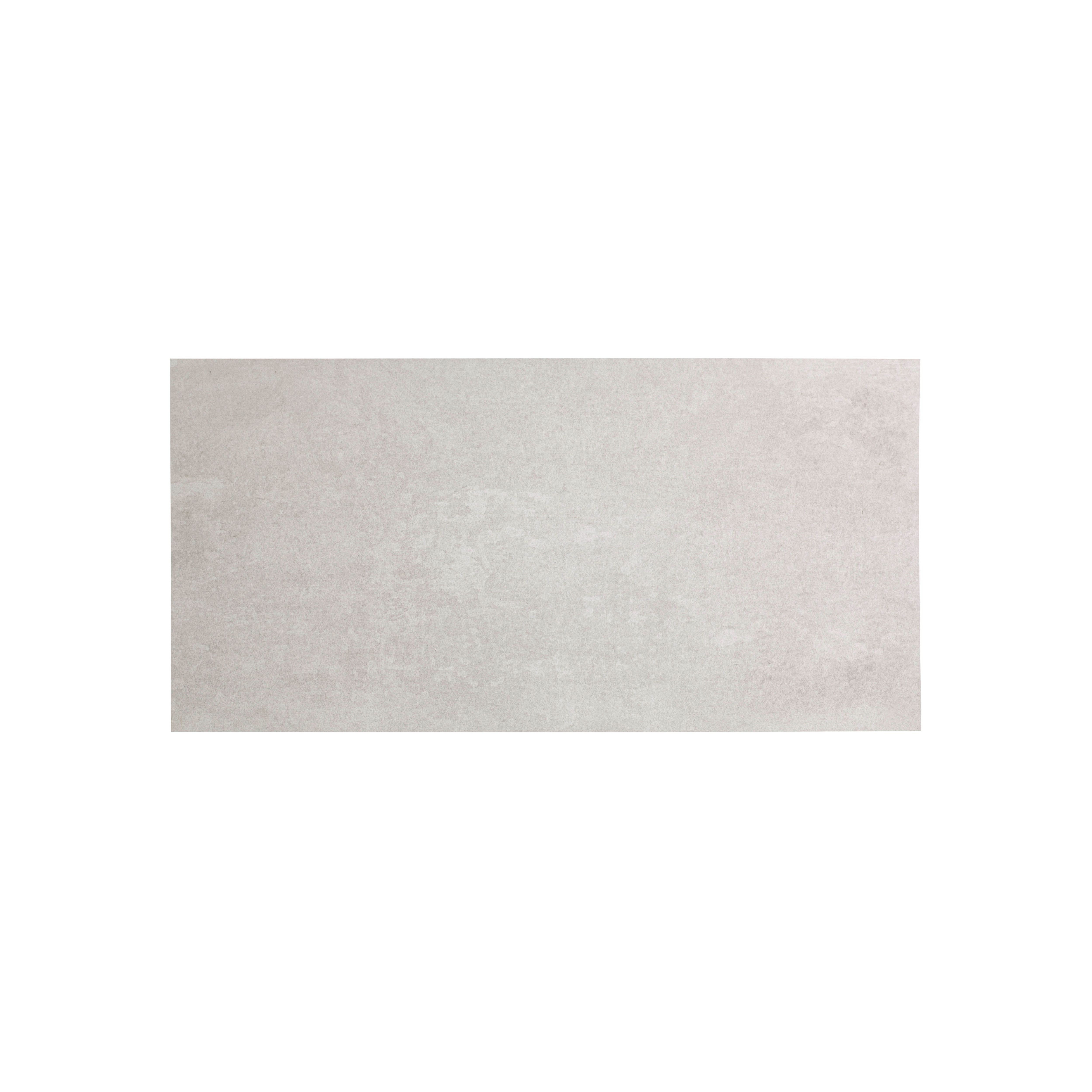 Urban Concrete White Matt Stone effect Plain Ceramic Indoor Wall & floor Tile