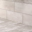 Urban White Matt Concrete effect Ceramic Wall & floor Tile, Pack of 5, (L)600mm (W)300mm
