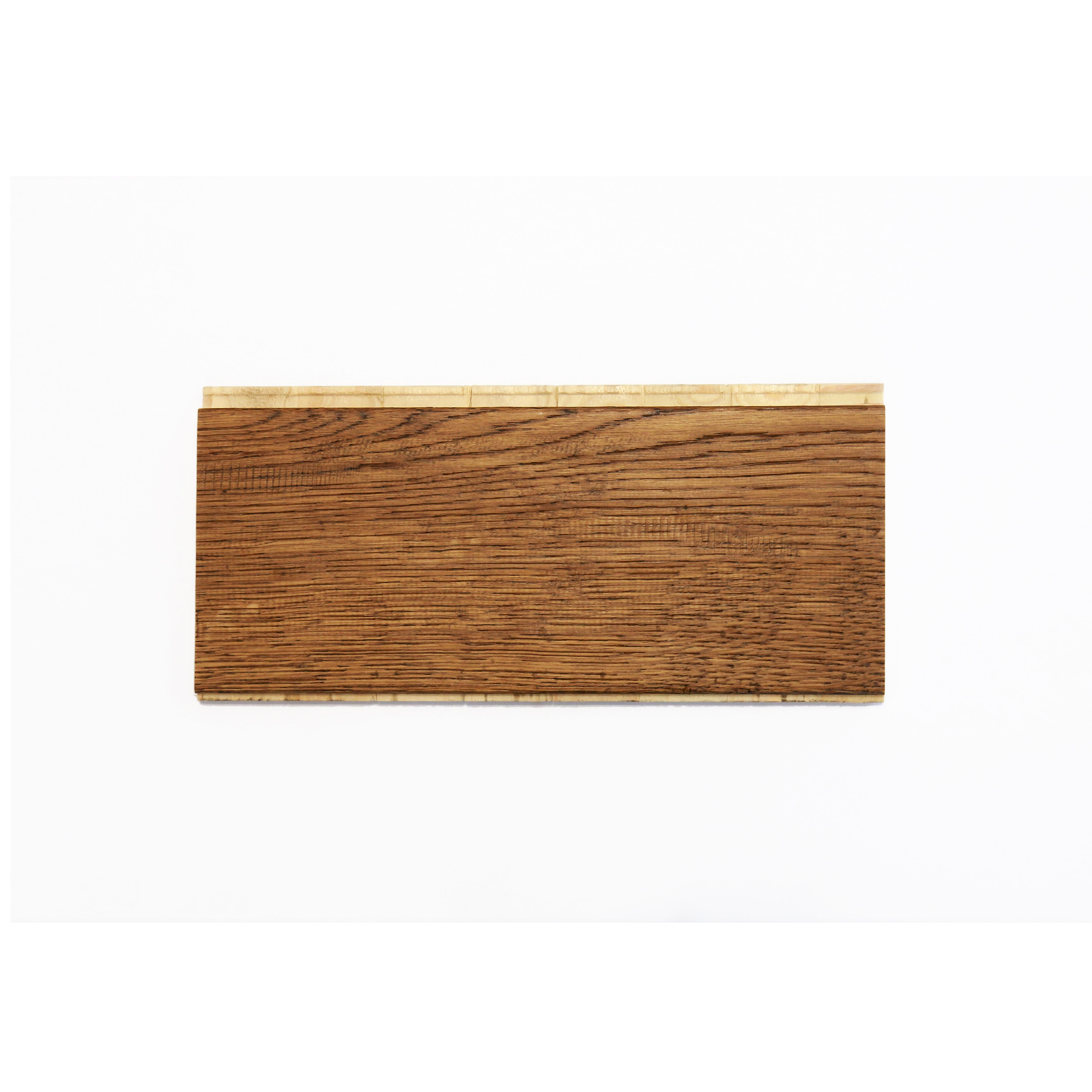 Usborne Oak Real wood top layer Flooring Sample, (W)125mm