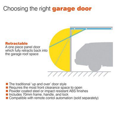 Utah Framed Retractable Garage door