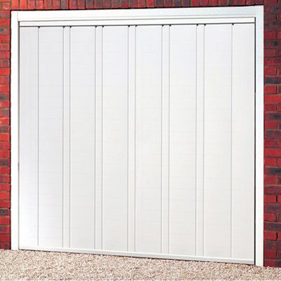 Utah Retractable Garage door, (H)2134mm (W)2438mm
