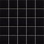 Utopia Black Gloss Ceramic Wall Tile, Pack of 44, (L)150mm (W)150mm