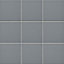Utopia Grey Gloss Ceramic Wall Tile Sample