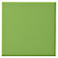 Utopia Lime Gloss Ceramic Wall tile, Pack of 25, (L)100mm (W)100mm