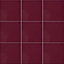 Utopia Raspberry Gloss Ceramic Wall tile, Pack of 25, (L)100mm (W)100mm
