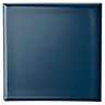 Utopia Teal Gloss Ceramic Wall tile, Pack of 25, (L)100mm (W)100mm