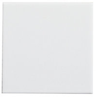 Utopia White Gloss Ceramic Wall Tile, Pack of 25, (L)100mm (W)100mm