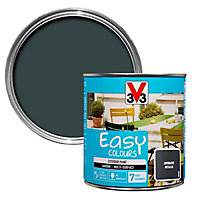 V33 Easy Anthracite Metallic effect Furniture paint, 500ml