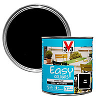 V33 Easy Black powder Furniture paint, 500ml