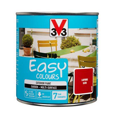 V33 Easy Ladybird Satinwood Furniture paint, 500ml