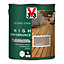 V33 High performance Light Silver Satin Quick dry Decking Stain, 2.5L