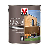 V33 High protection Dark oak Matt Wood stain, 2.5L