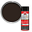 V33 Renovation Carbon Metallic Satinwood Radiator & appliance paint, 400ml Spray can