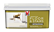 V33 Renovation Cotton Satin Floor & stair paint, 2L